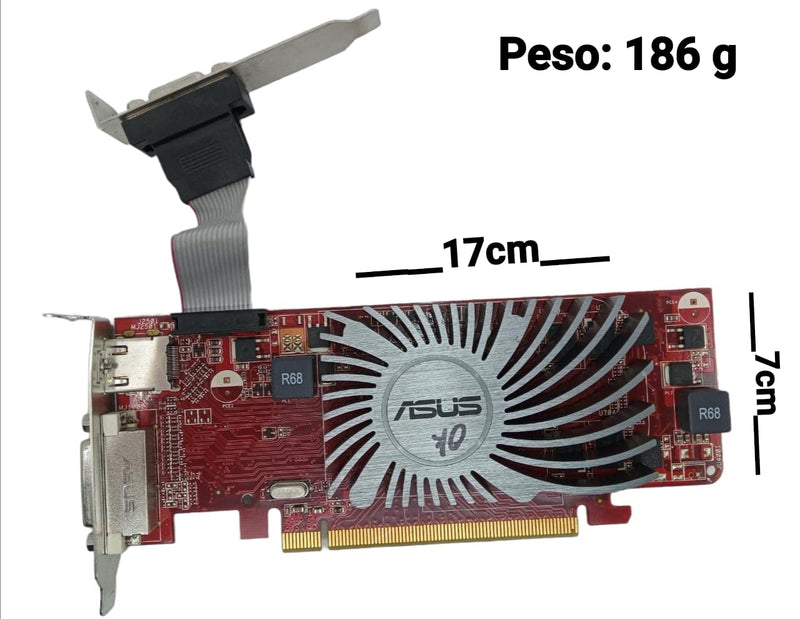Tarjeta De Video Asus Radeon Hd 6450 Amd 1GB (Producto usado)