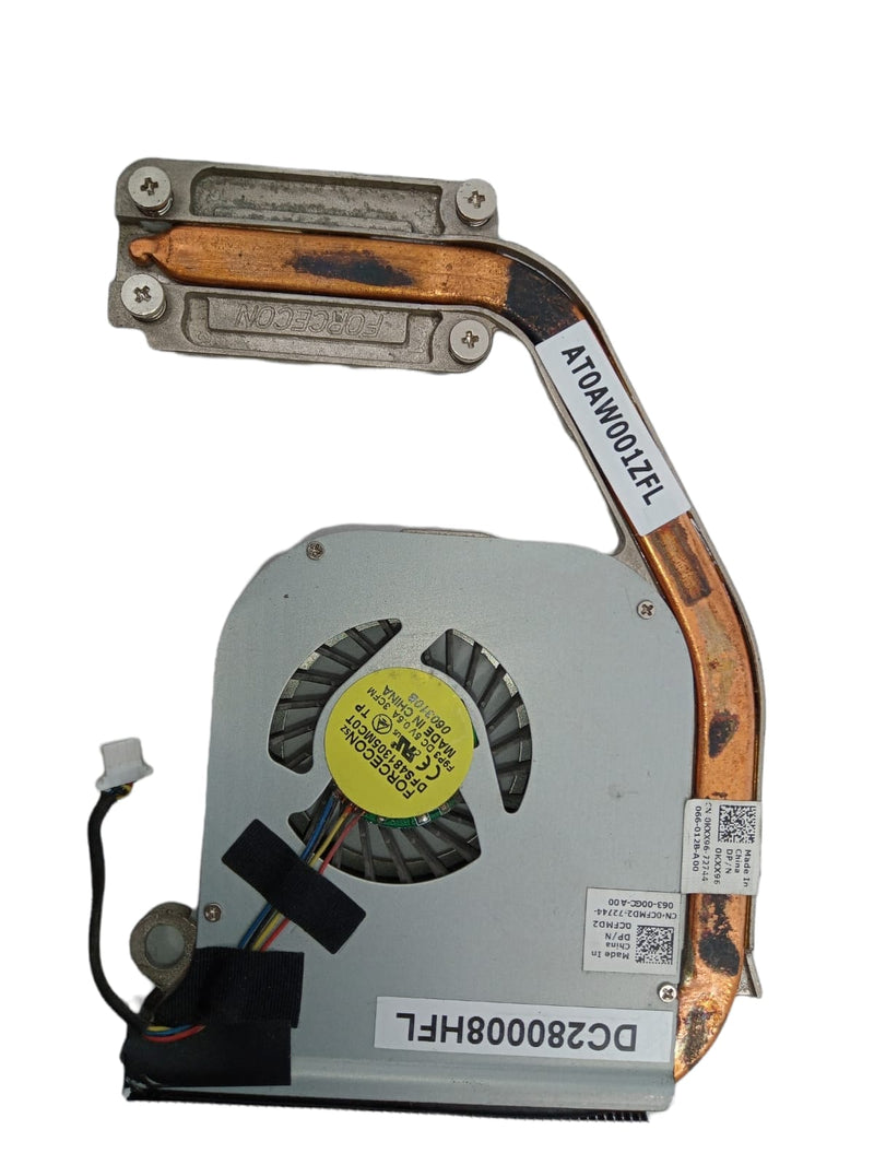 Ventilador con Disipador, Altavoces  y Palmrest de Laptop Dell E4310 (Producto usado)